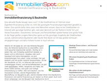 Tablet Screenshot of immobilienspot.com